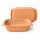 3,5 Liter Brotbackform mit Deckel aus Steingut, 33×16×14 cm – unglasiert