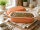 3,5 Liter Brotbackform mit Deckel aus Steingut, 33×16×14 cm – außen unglasiert, innen creme glasiert
