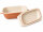 3,5 Liter Brotbackform mit Deckel aus Steingut, 33×16×14 cm – außen unglasiert, innen creme glasiert
