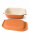 3,5 Liter Brotbackform mit Deckel aus Steingut, 33×16×14 cm – außen unglasiert, innen creme glasiert