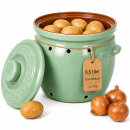 6,5 Liter Kartoffeltopf & Zwiebeltopf mit Deckel aus...