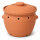 6,5 Liter Kartoffeltopf & Zwiebeltopf mit Deckel aus Steingut, 30×25×24 cm – unglasiert