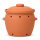 6,5 Liter Kartoffeltopf & Zwiebeltopf mit Deckel aus Steingut, 30×25×24 cm – unglasiert