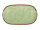 4,5 Liter Brotbackform mit Deckel und Getreidemuster aus Steingut, 38x24x15 cm – grün, glasiert