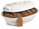 4,5 Liter Brotbackform mit Deckel und Getreidemuster aus...