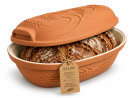 4,5 Liter Brotbackform mit Deckel und Getreidemuster aus...