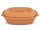 5 Liter Brotbackform oval mit Deckel aus Steingut, 41x27x13 cm – unglasiert
