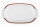 6 Liter Brotbackform – großer ovale Bräter mit Deckel aus Steingut, 43×27×16 cm, weiß glasiert