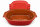 6 Liter Brotbackform – großer ovale Bräter mit Deckel aus Steingut, 43×27×16 cm, rot glasiert