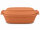 6 Liter Brotbackform – großer ovale Bräter mit Deckel aus Steingut, 43×27×16 cm, unglasiert