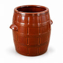 10 Liter Keramikfass – zum Einlegen, Pökeln und Fermentieren, braun