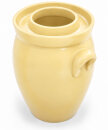 Gärtopf 10,0 Liter inkl. Deckel + Stein [Form 2] beige